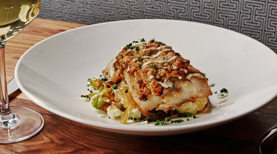 Horseradish Crusted Grouper