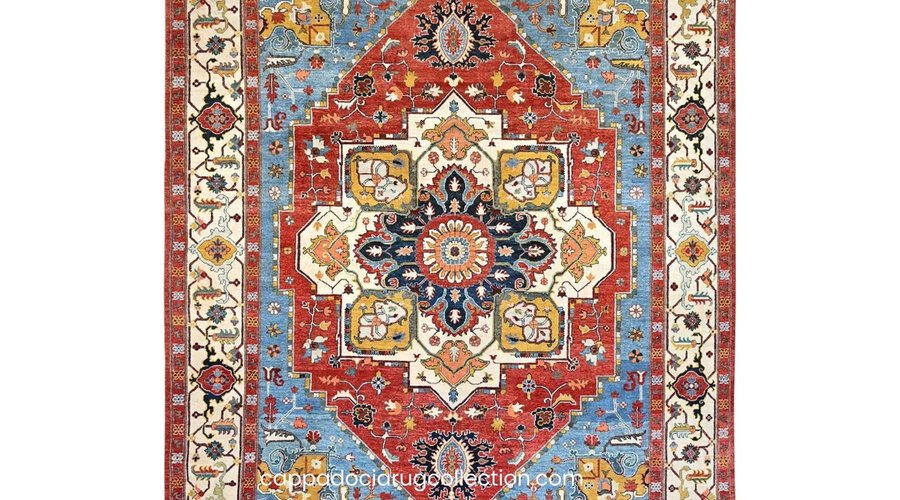 8x12 ft Heriz Carpet