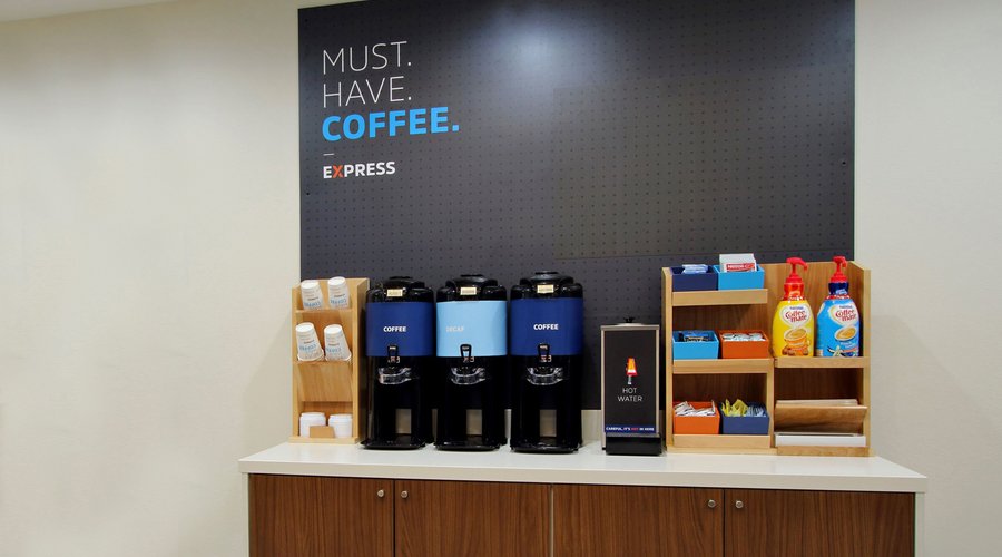 Did you say coffee? Don't forget to take a complimentary cup to go