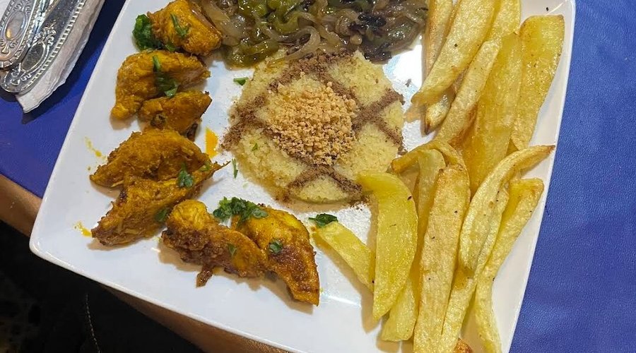 Brochettes poulet frite 