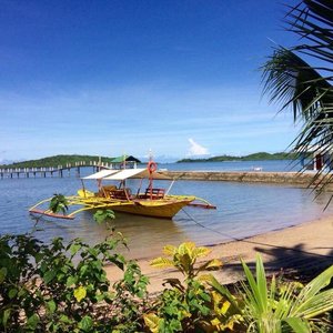 View of Concepcion Pier and Kaniki Island in the background
