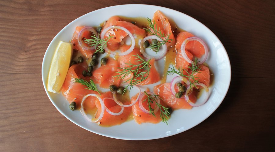 Smoked Salmon Carpaccio