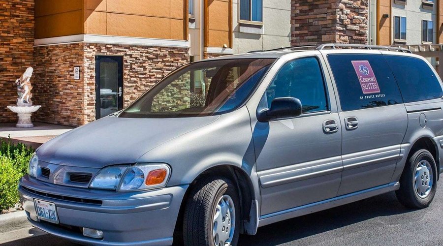 Hotel shuttle available