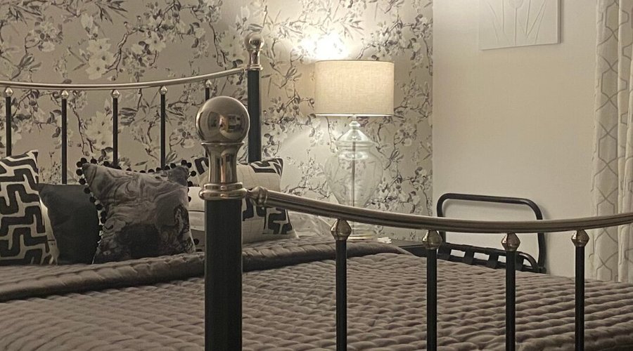 The Hereford luxury double room with large walk-in shower.