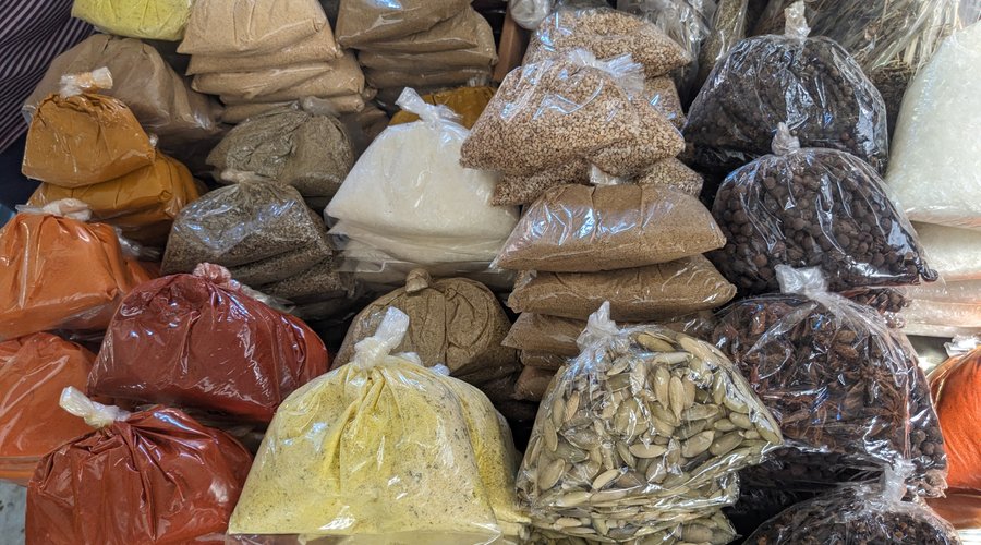 Spices at one of the vendors