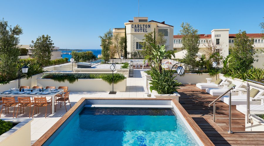 The exclusive Penthouse Suite, with its private rooftop