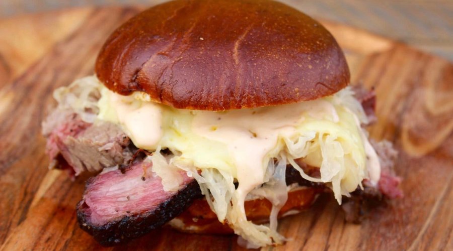 Beef brisket reuben
