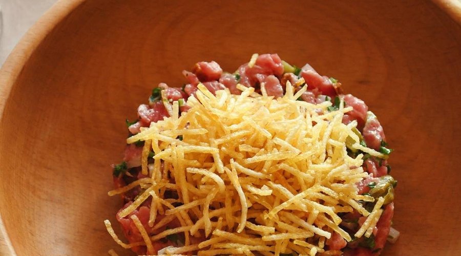 Tartare de boeuf style Croustilant