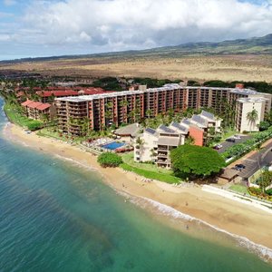 Aston Kaanapali Shores - Aerial of Property and Beach