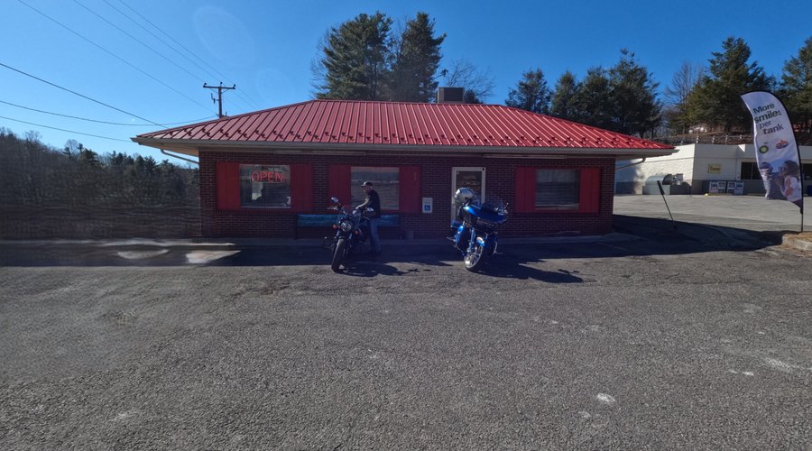 Outside of diner