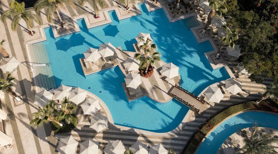 Pool area - birds view
