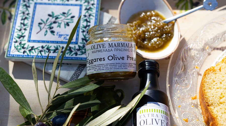Come to try our Mama's cake made by the Eggares Olive Oil.