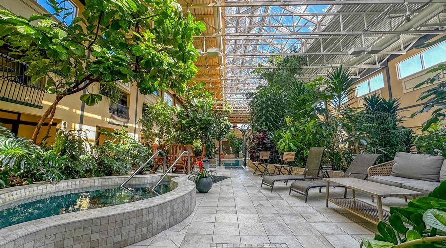Atrium : Détente en jardin tropical