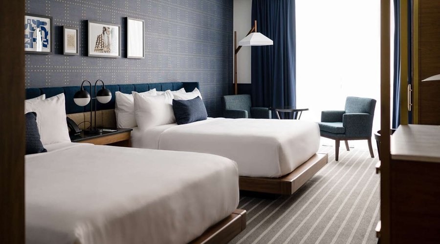 Guest room with two beds