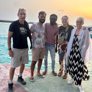Ahmed and my family on the last day