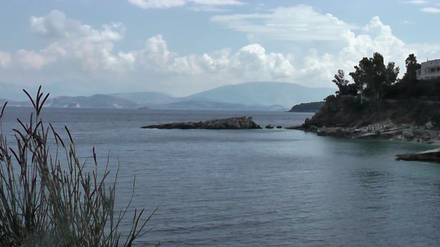 Kanoni Beach, Kassiopi, Corfu Island, Greece