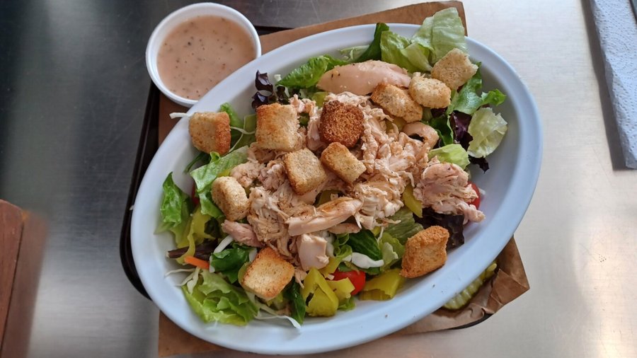 Smoked chicken salad