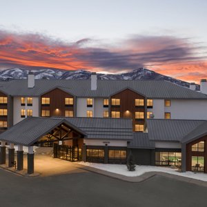 The beautiful AC Hotel, located in the mountains of Park City, Utah.