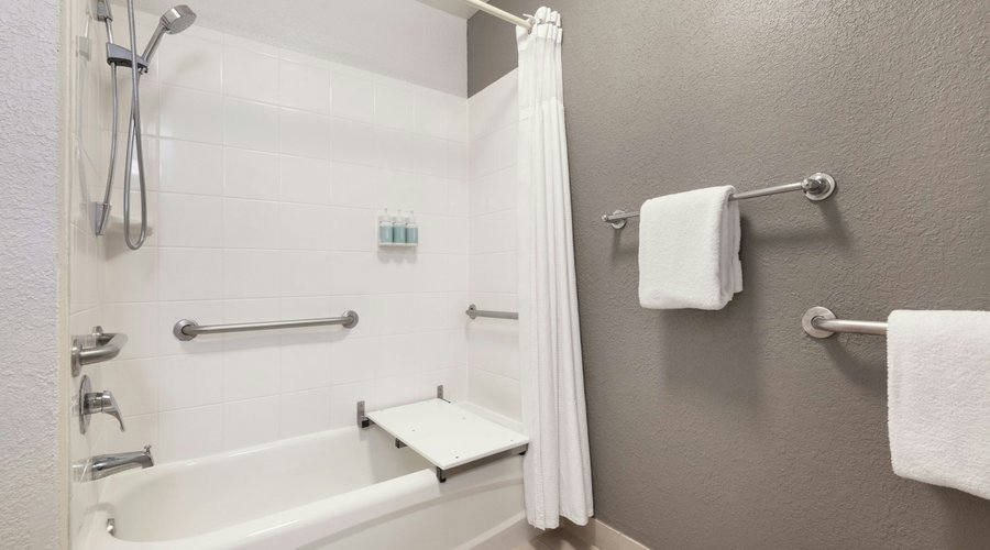 Accessible Guest Room Bathroom – Transfer Shower