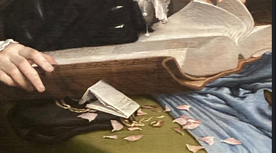 Particolare di Lorenzo Lotto