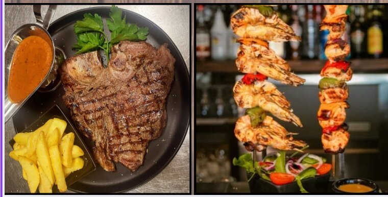 Mammas Steak & Seafood is a casual dining restaurant where great food meets a relaxed atmosphere. We specialize in perfectly grilled steaks, juicy burgers, and fresh seafood, all made with quality ingredients and bold flavors. Our bar area features a dedicated sports section, making it the perfect spot to enjoy a game with friends. Whether you’re here for a family dinner, a night out, or just a drink while catching the latest match, We offer a warm welcome and an unforgettable dinning experience