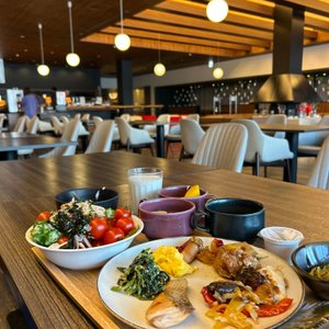 朝食は野菜を沢山取れます