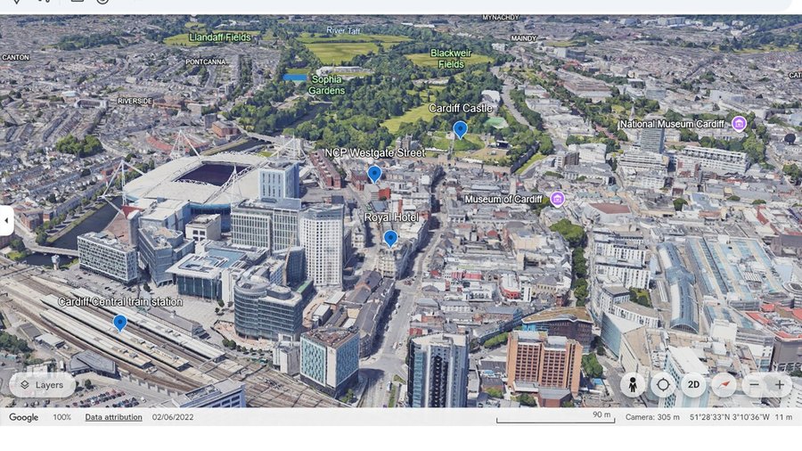 Our proximity to public transport and Cardiff venues and attractions