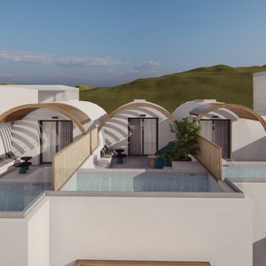 Superior Maisonette Suites with private pool & sea view