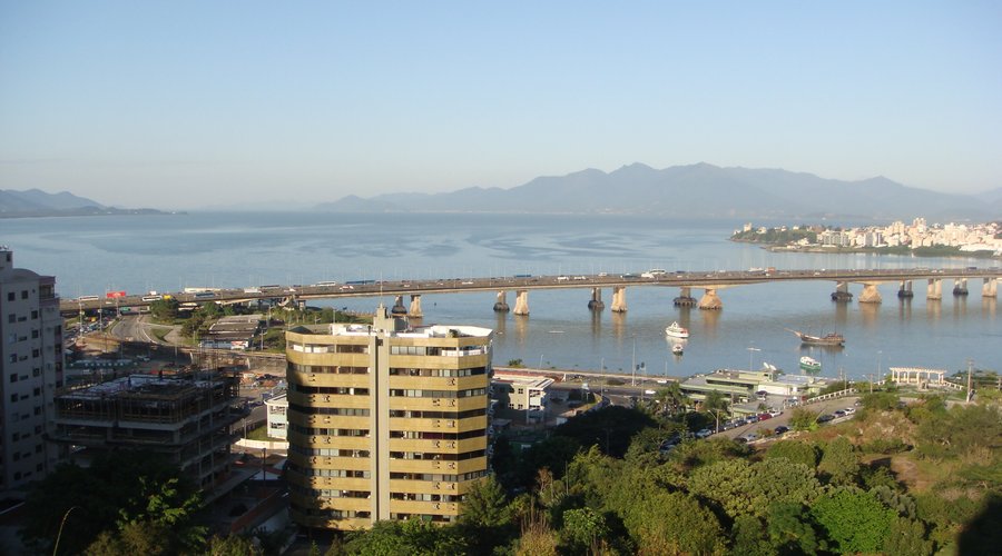 Florianopolis, Parque da Luz dall'Hotel Castelmar (Sc-BR)
