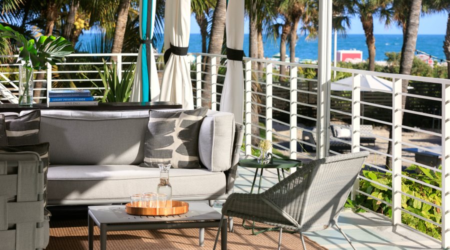 Upstairs Cabana with Ocean Views