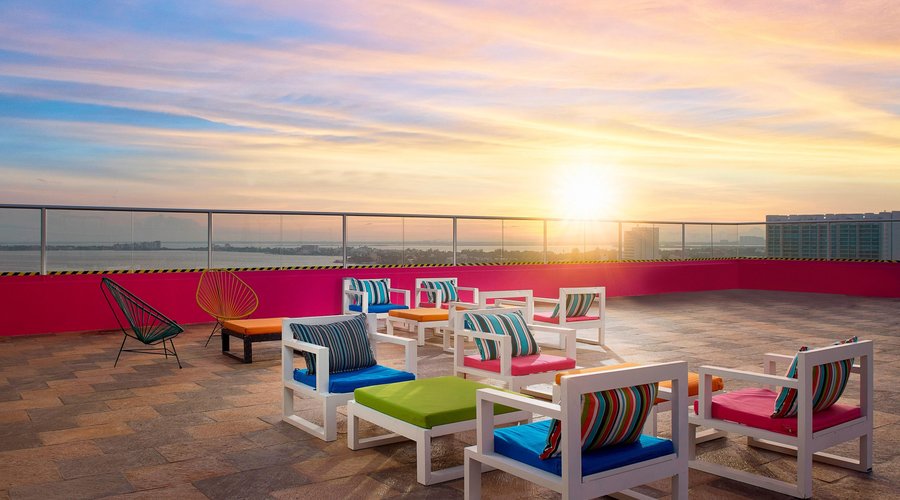 Rooftop Sunset View