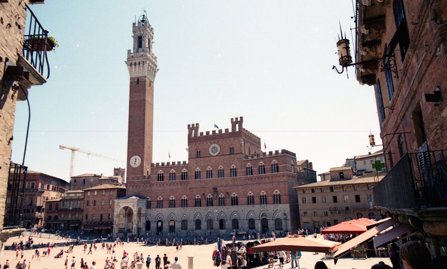 Siena - Pzza del Campo, Palazzo Pubblico e Torre del Mangia (Si)