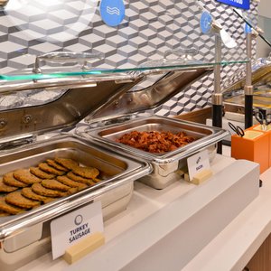 You can't have breakfast without sausage and fresh cooked bacon!