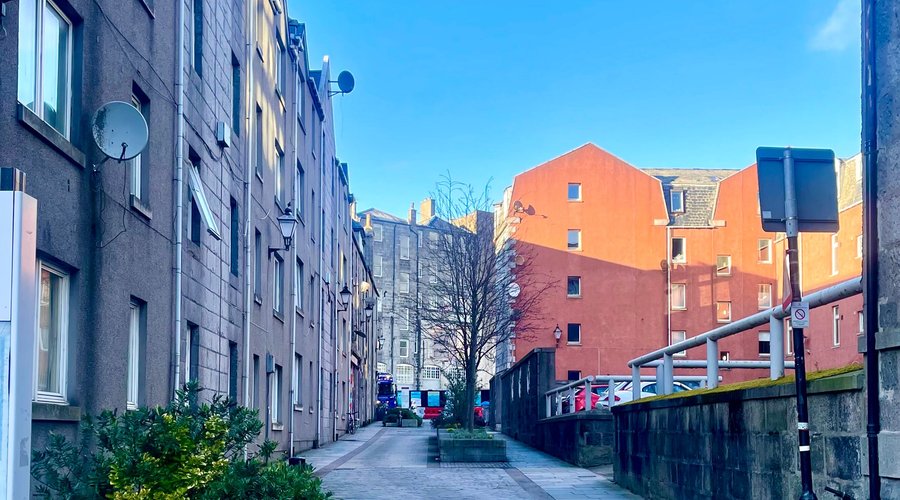 The Green is within The Merchant Quarter of the city. 