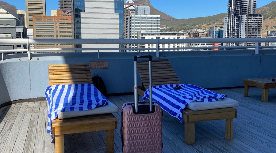 Fixed sun loungers