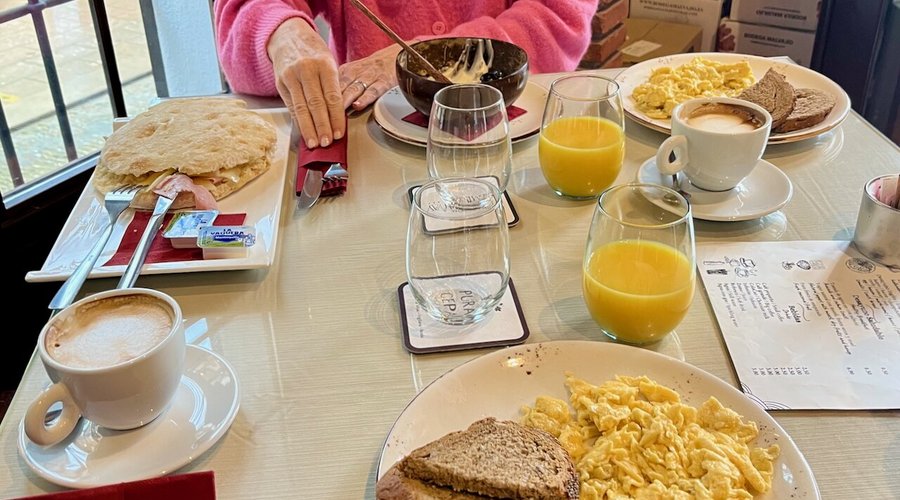 Breakfast.