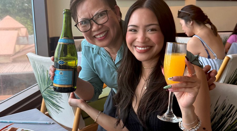 Cheers to our server Emerlita!