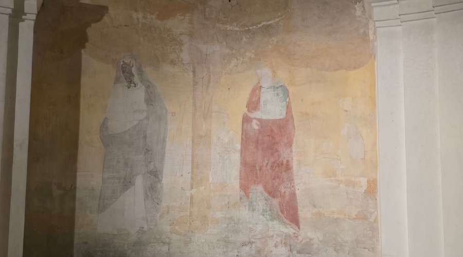frammenti di affreschi