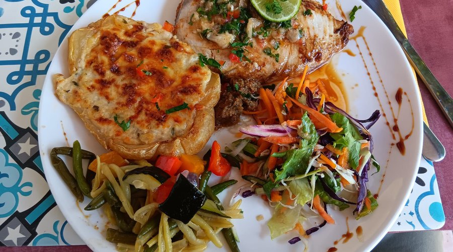 Filet de marlin mi-cui. Un delice!