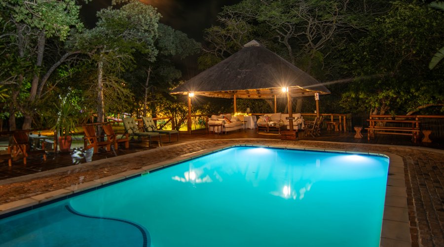 Pool at night