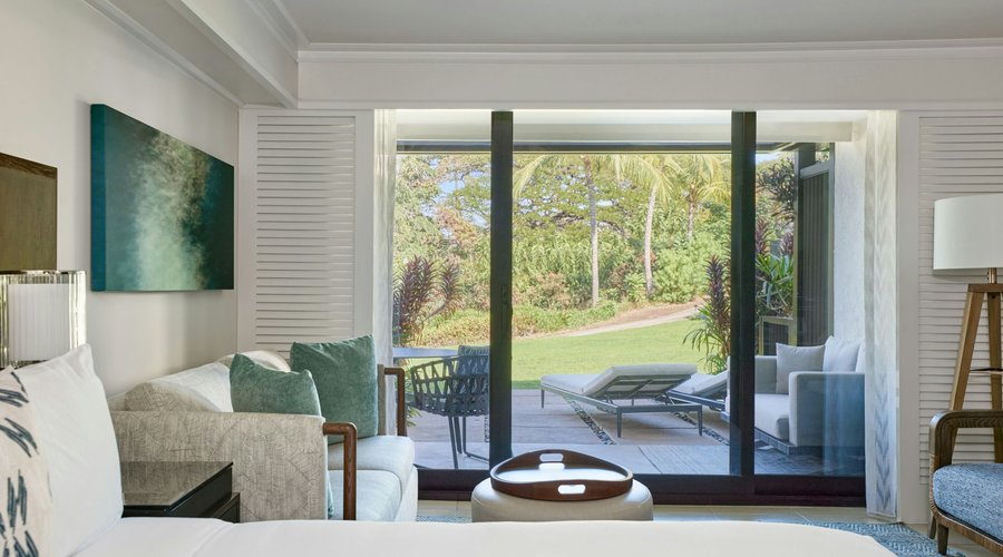 Immerse in tropical greenery.