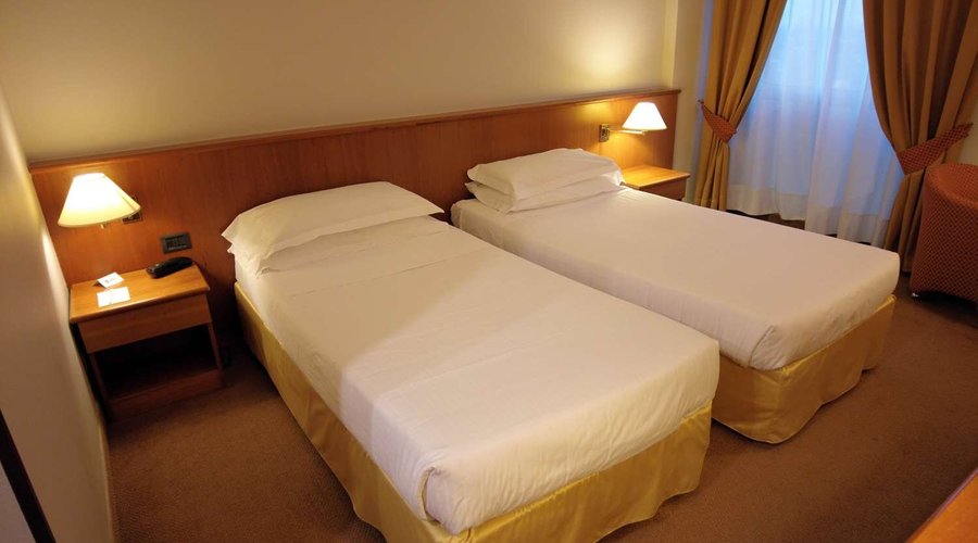 Standard Two Twin Bed Guest Room