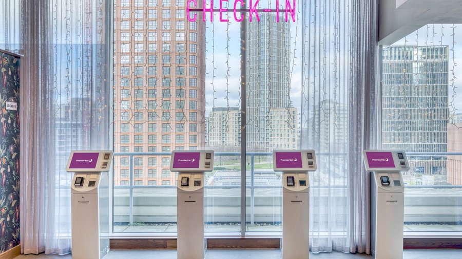 Premier Inn London Stratford hotel reception