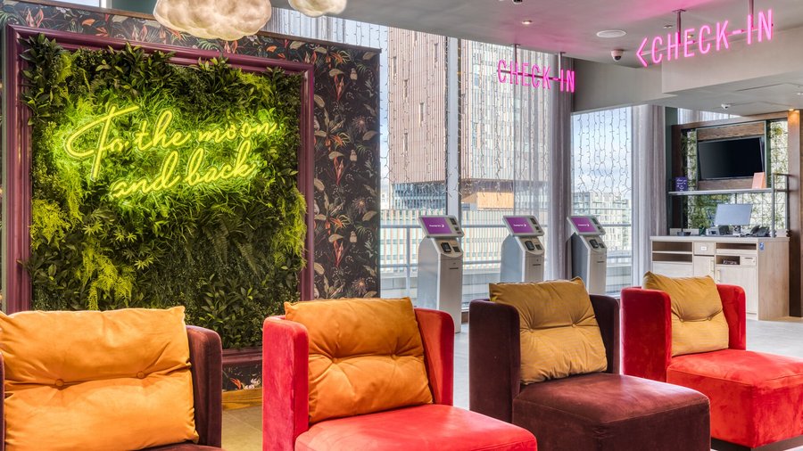 Premier Inn London Stratford hotel reception