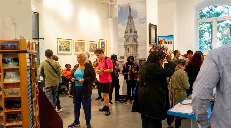 Stop by for any Philly questions you may have, souvenirs, tours and more!