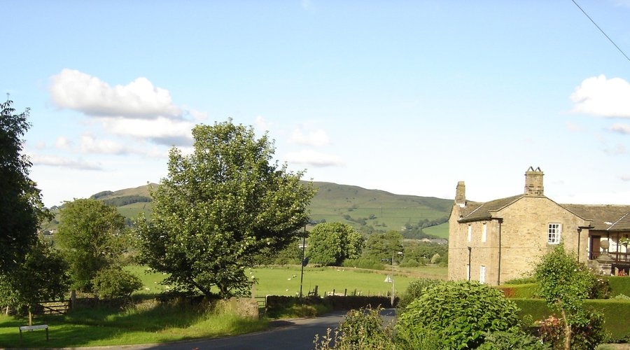 Views from the front of Carleton looking across the valley into Skipton.