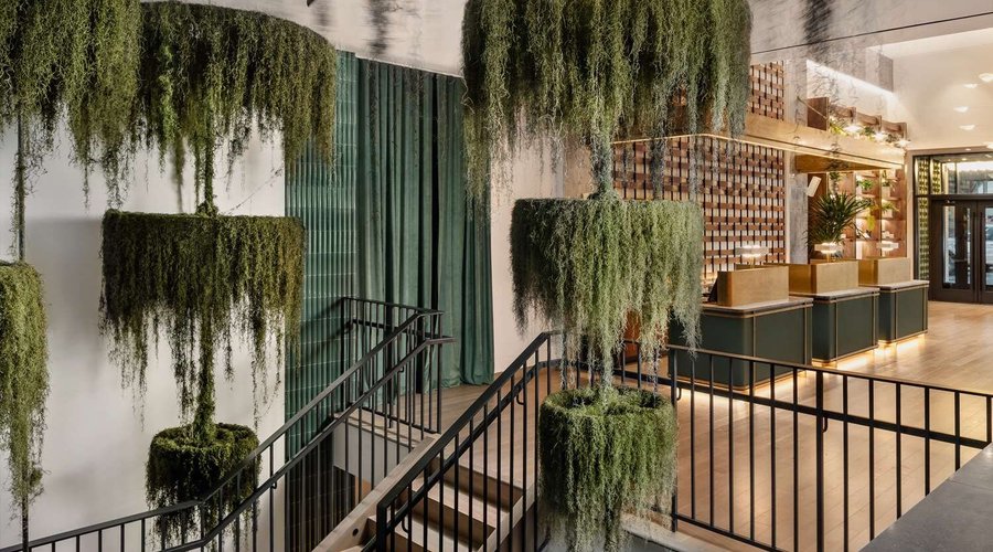 Arlo Midtown Lobby Stairs