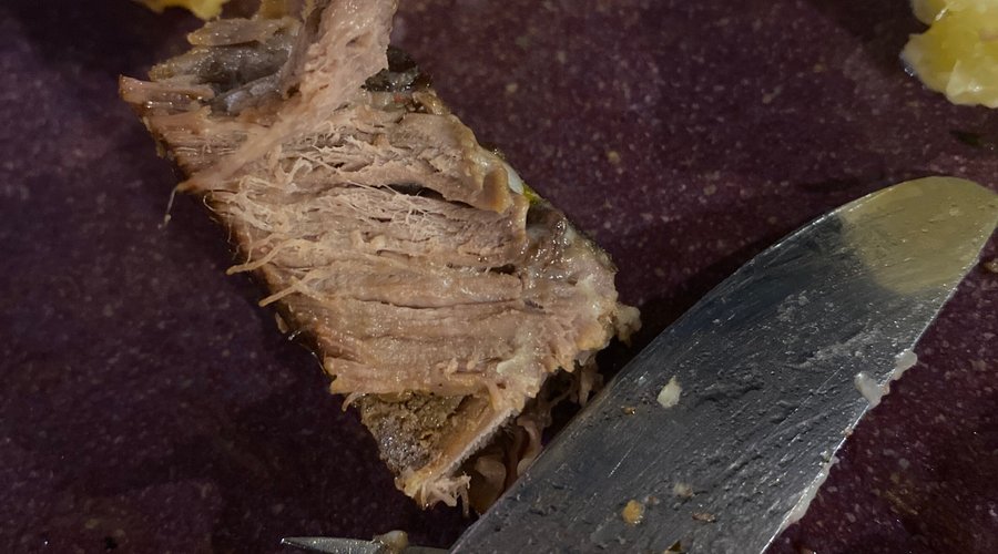 Carne que foi pedida ao ponto