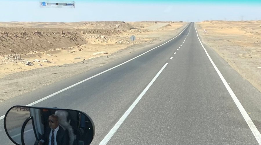 Miles of the Sahara.