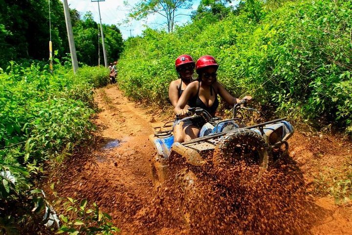FARM*新シューズライン**Ape**Chinelo Canoa azul ceu 2025 ATV Adventure, Interactive Bridges, Ziplines, Cenote